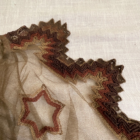 Jean Paul Gaultier Mesh Embroidered Top Made in Italy - Picture 12 of 14